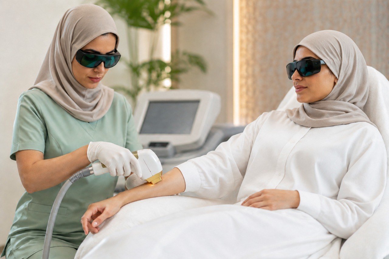 How many laser sessions does the body need and the expected number of hair removal sessions?